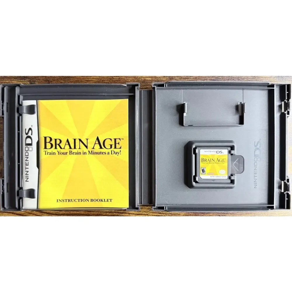 Brain Age: Train Your Brain in Minutes a Day Nintendo DS - CIB With Manual